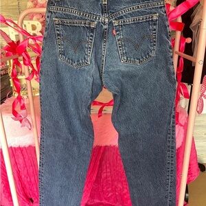 Levi's Women's Dark Blue Straight Leg Jeans